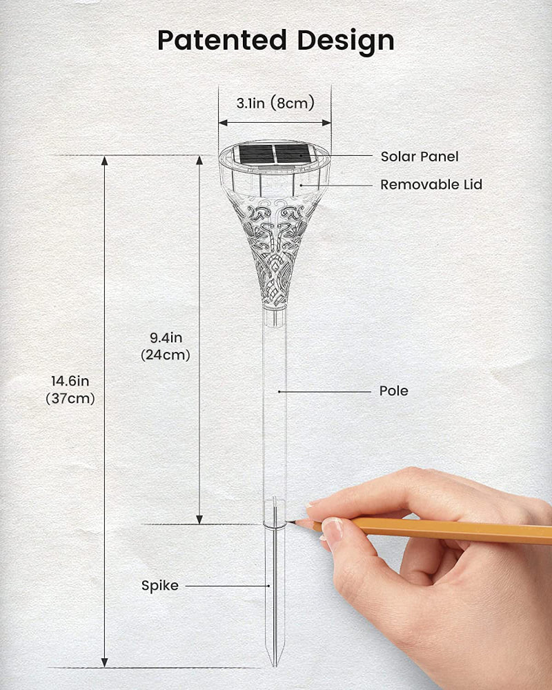 Lampe à motifs floraux