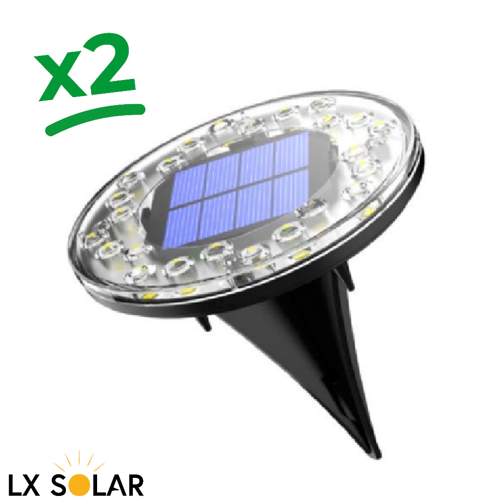 Lampe plate enterrée