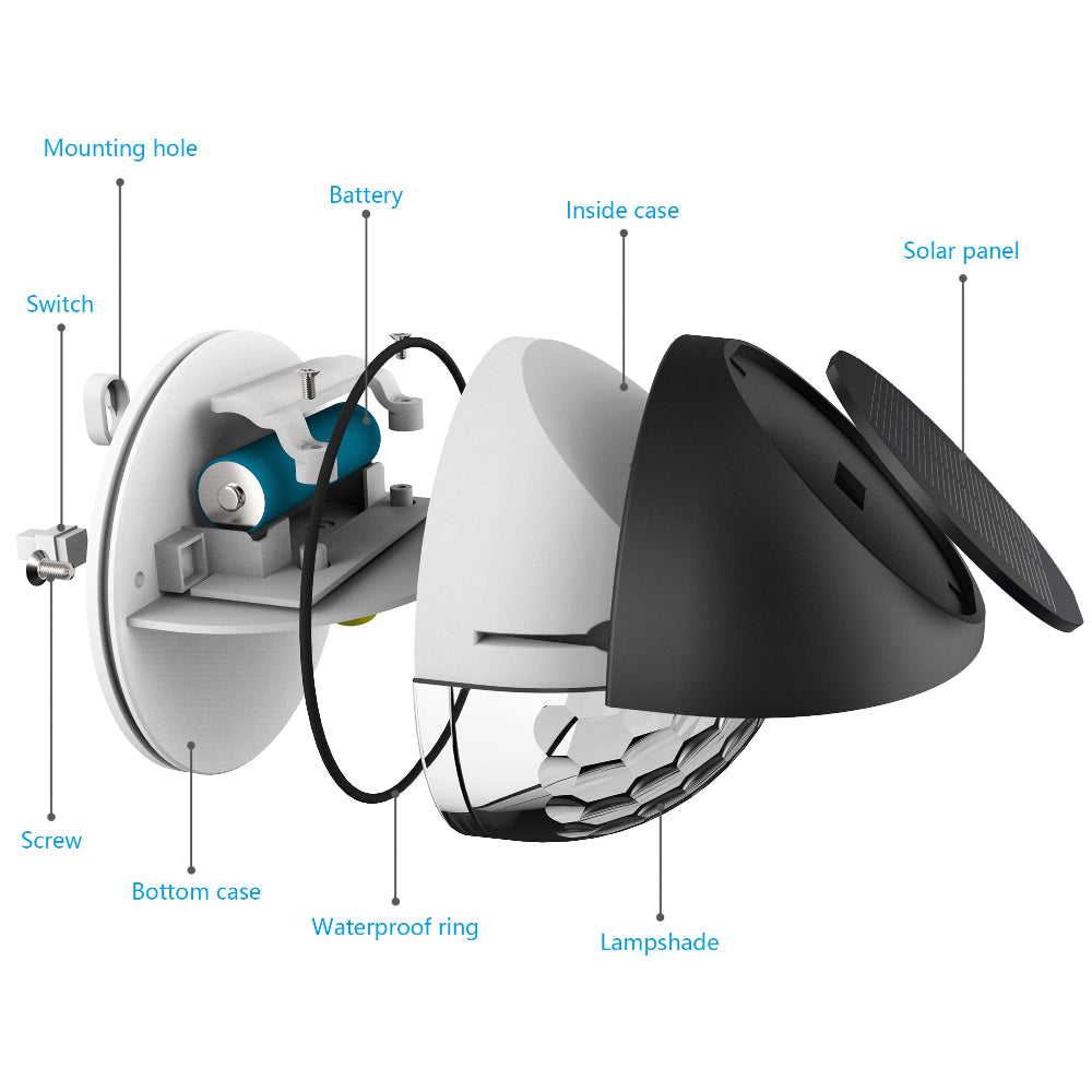 Lampe sphère murale
