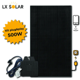 Kit Plug & Play 500W - 1 panneau 500W + Micro onduleur + interface gsm