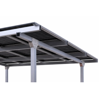 Carport 1 place avec 8 panneaux
