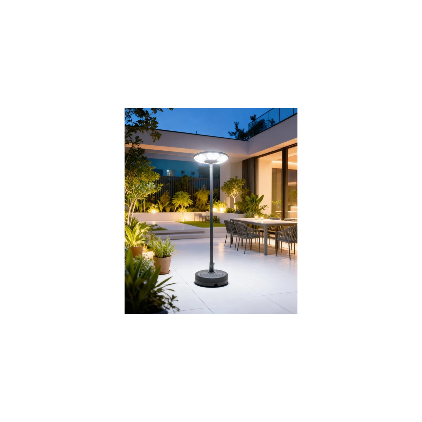 Lampe solaire à LED D55,  444W