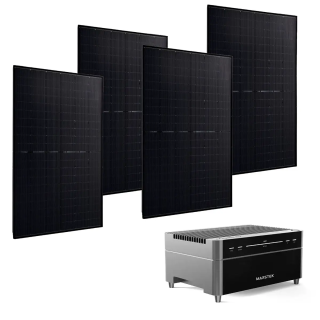 Kit de batterie tout en un 2400W/2120Wh + 4 Panneaux