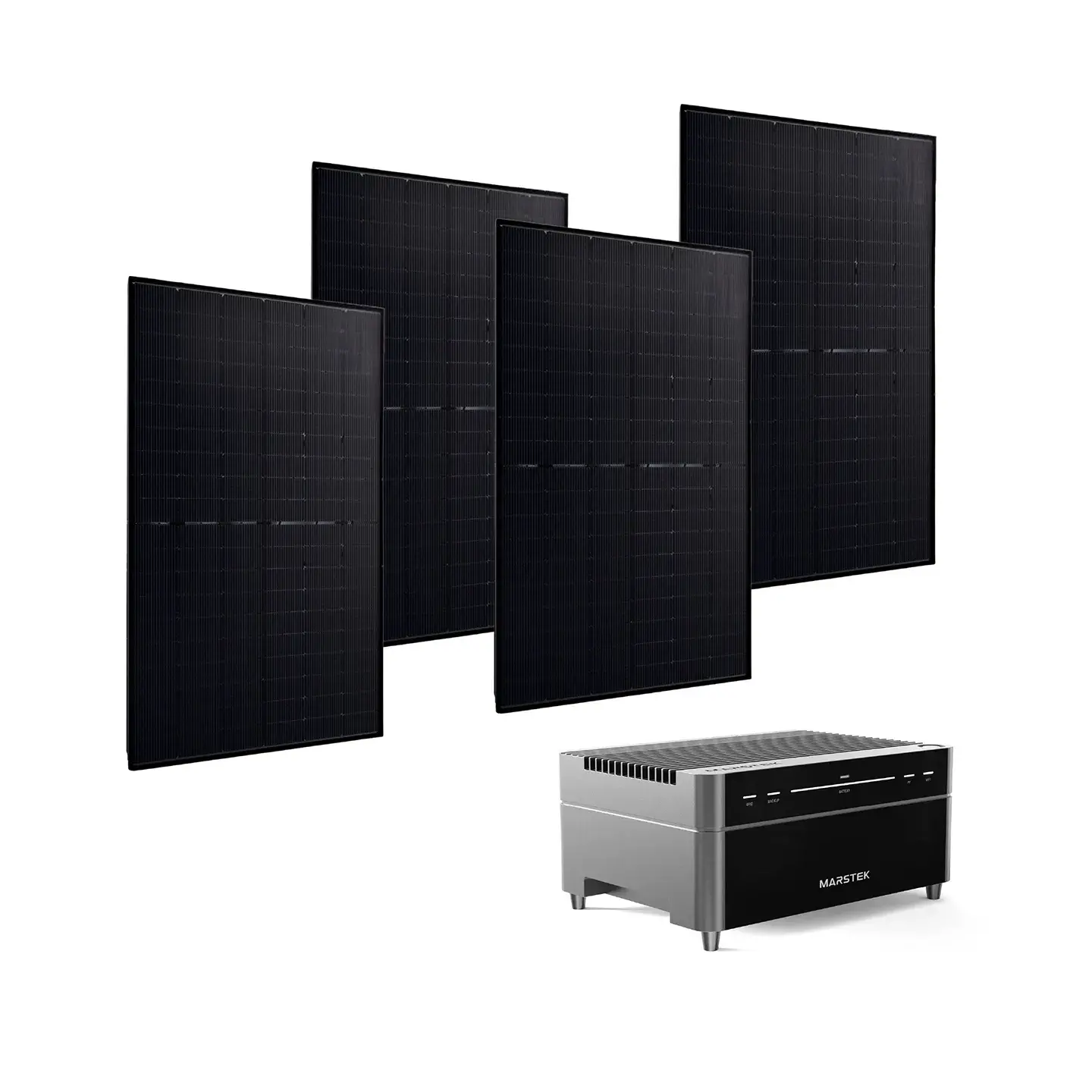 Kit de batterie tout en un 2400W/2120Wh + 4 Panneaux