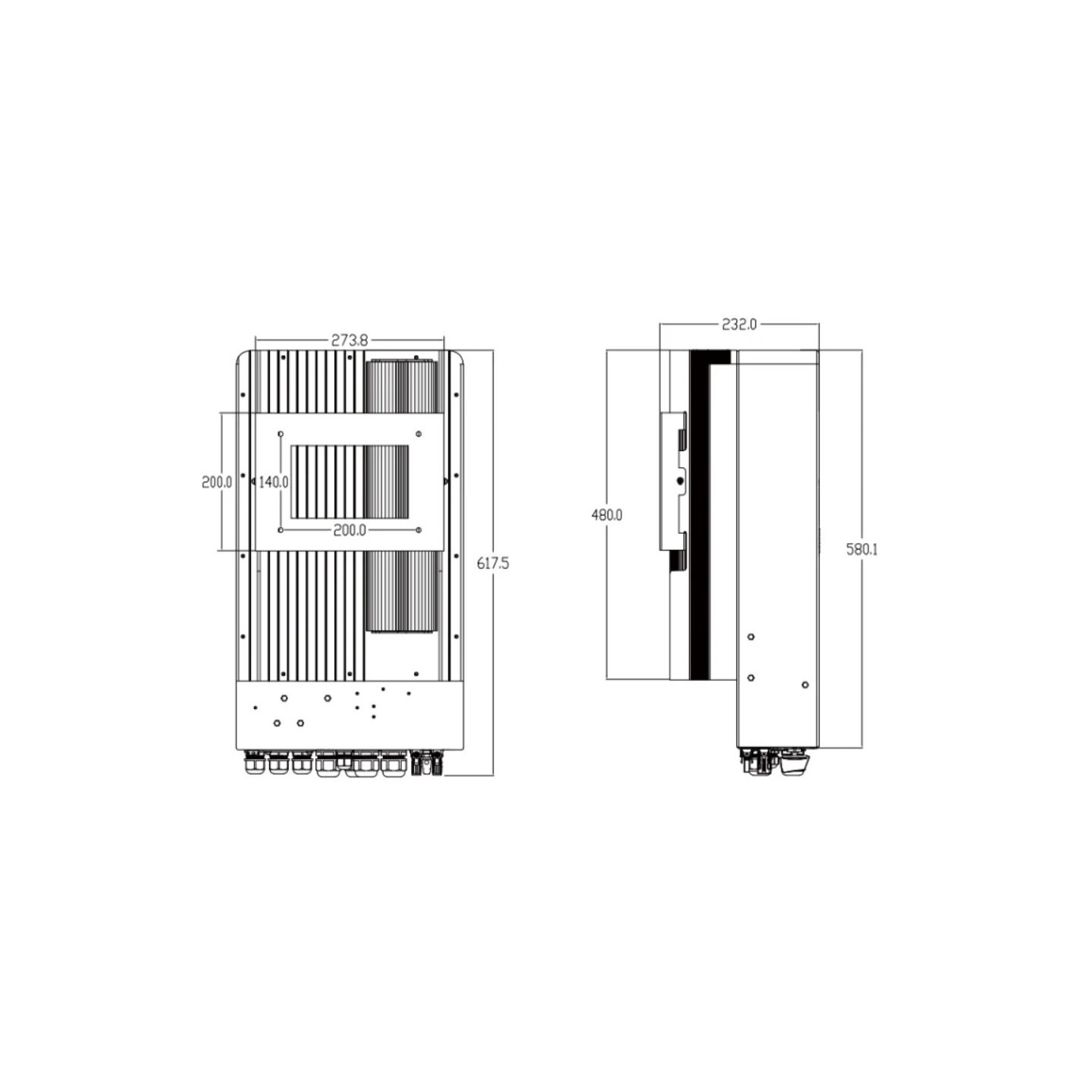 Onduleur hybride 6kW monophasé Deye