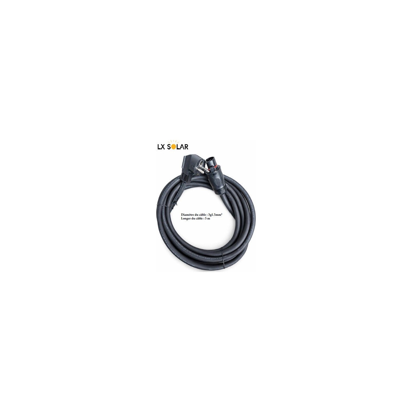 Onduleur 1000W (Kit LX1000) Deye avec câble