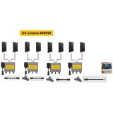 Kit 4000W - 8 panneaux 500W + Micro onduleur + câble + coffret