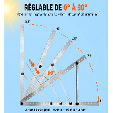 Kit d'fixation inclinables sol/mur