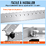 Kit d'fixation inclinables sol/mur