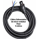 Câble de raccordement 5 mètres avec connecteur compatible avec micro-onduleur Deye
