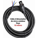 Câble de raccordement 10 mètres avec connecteur compatible avec micro-onduleur Deye