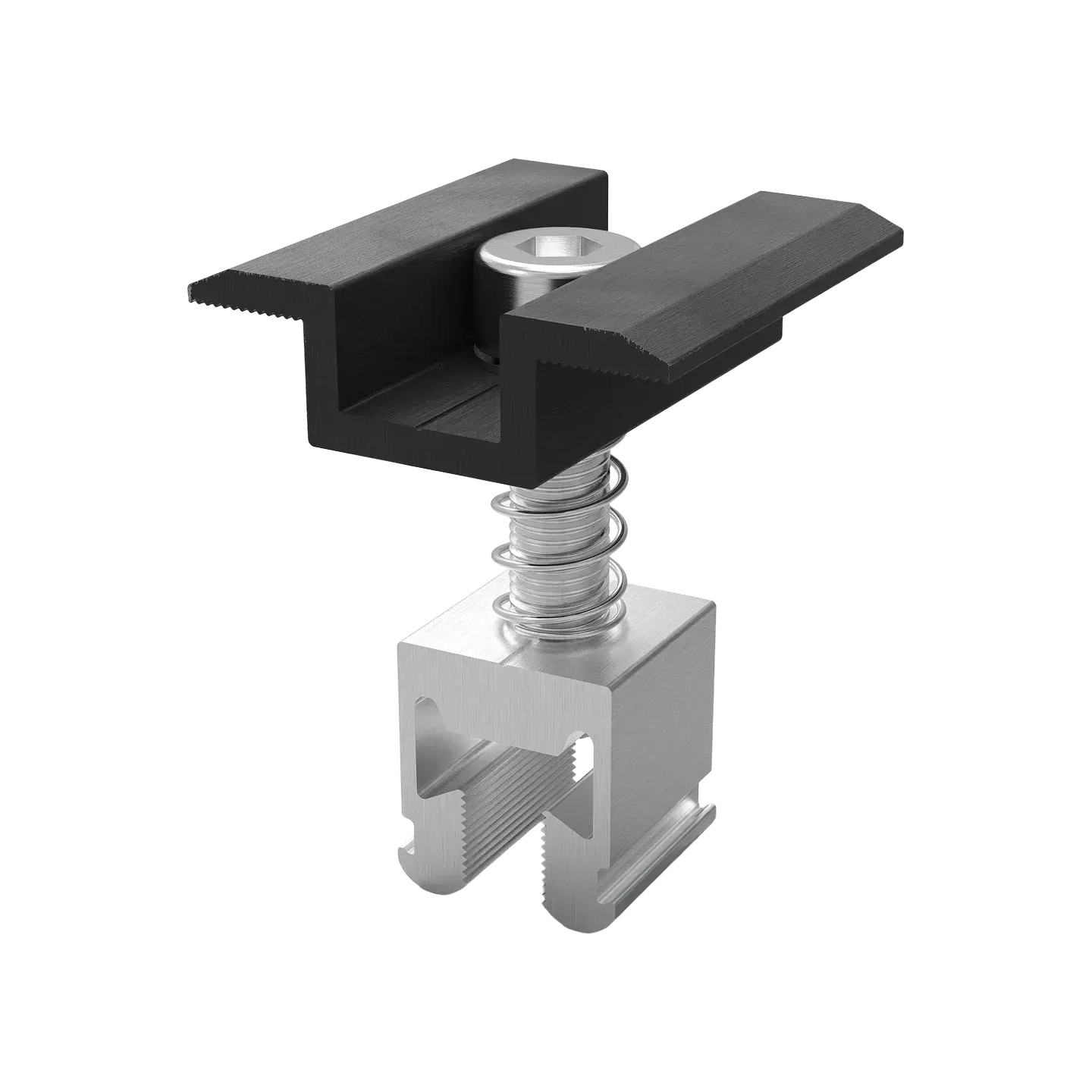 Support de fixation d'extension pour un panneau tuile plate