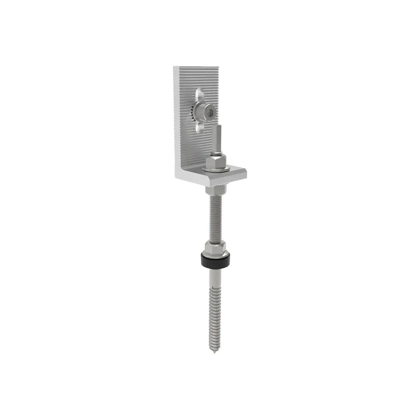 Support de fixation de base 2 panneaux toiture ondulée