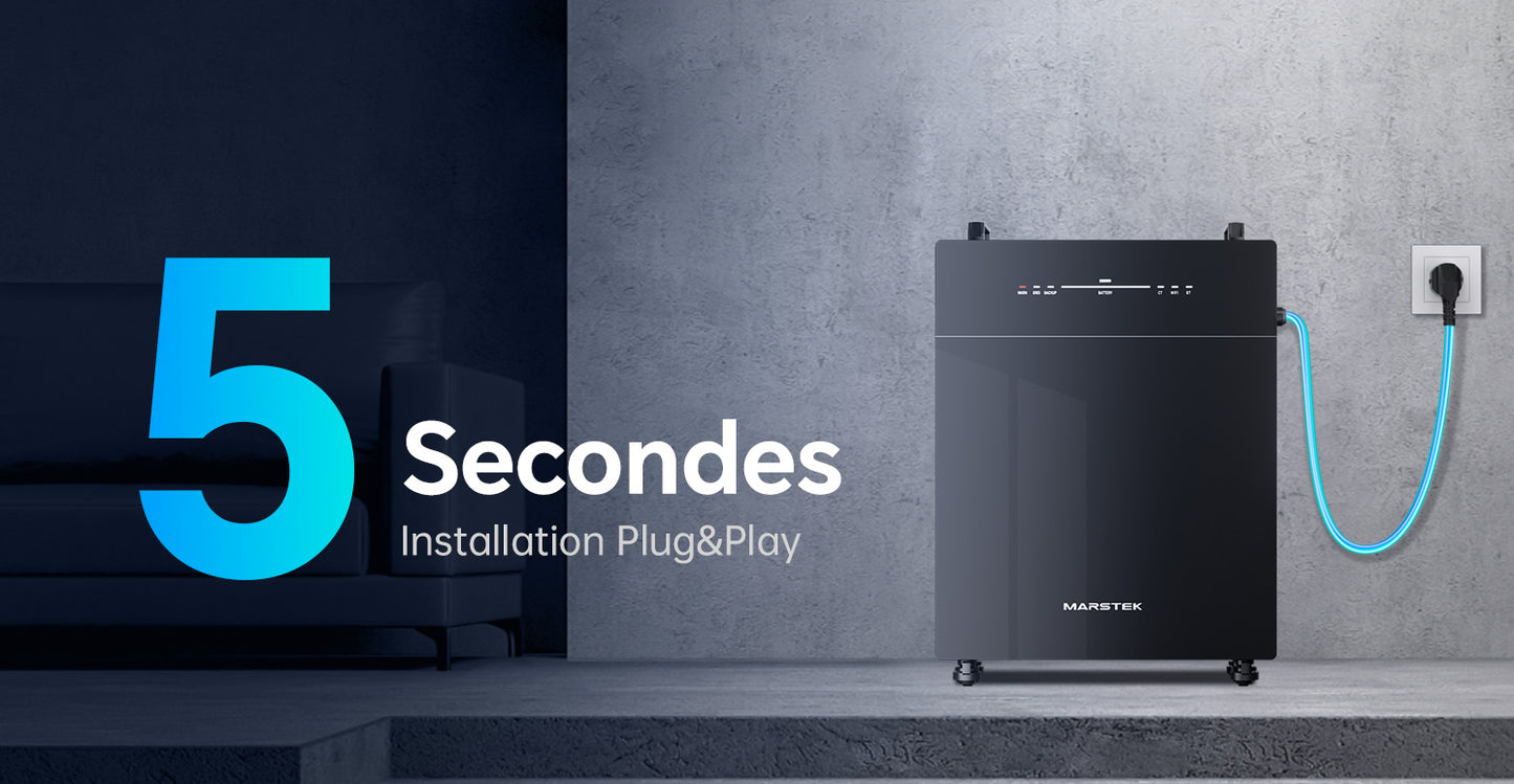 Batterie couplé AC MARSTEK VENUS-E 5,12kwh + SMART METER (OPTION) - Livraison offerte