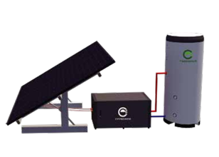 Pompe à chaleur DC avec photovoltaïque solaire