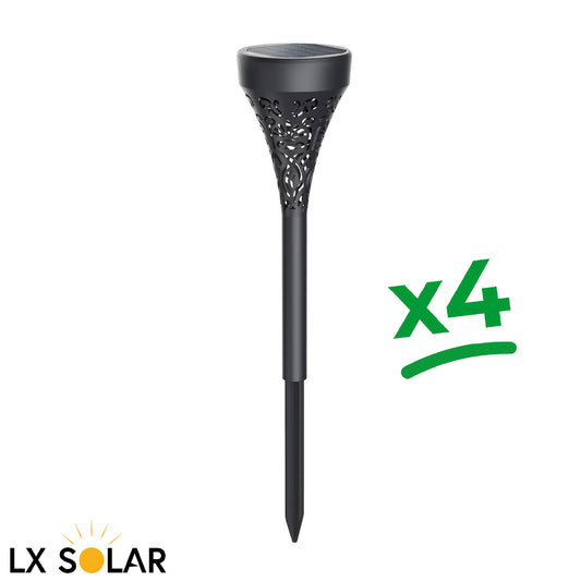Lampe à motifs floraux