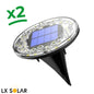 Lampe plate enterrée