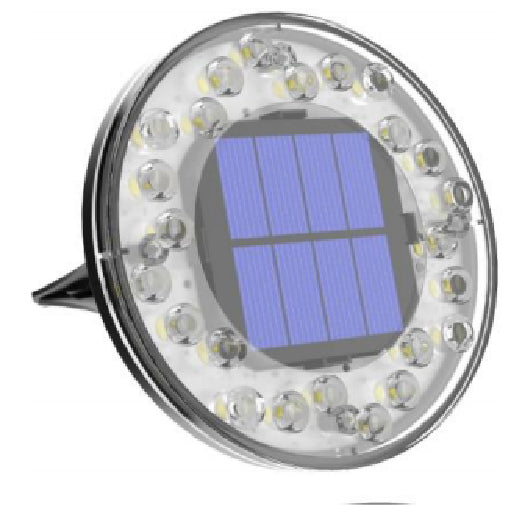 Lampe plate enterrée